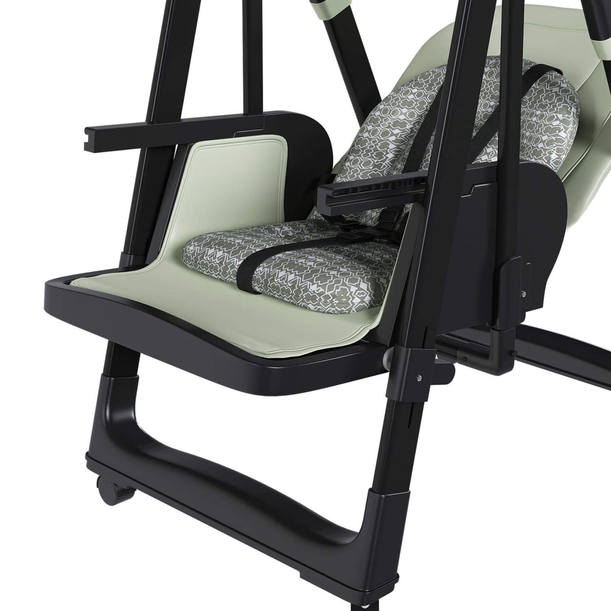 Leavader Adjustable Baby High Chair 0-6 Years, Dark Green