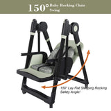 Leavader Adjustable Baby High Chair 0-6 Years, Dark Green