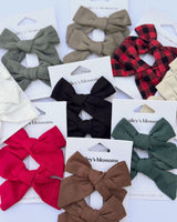 Linen Cotton Piggie Sets - Olive