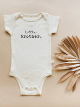 Three Little Tots Little Brother Organic Cotton Short Sleeve Baby Bodysuit, additional product photo