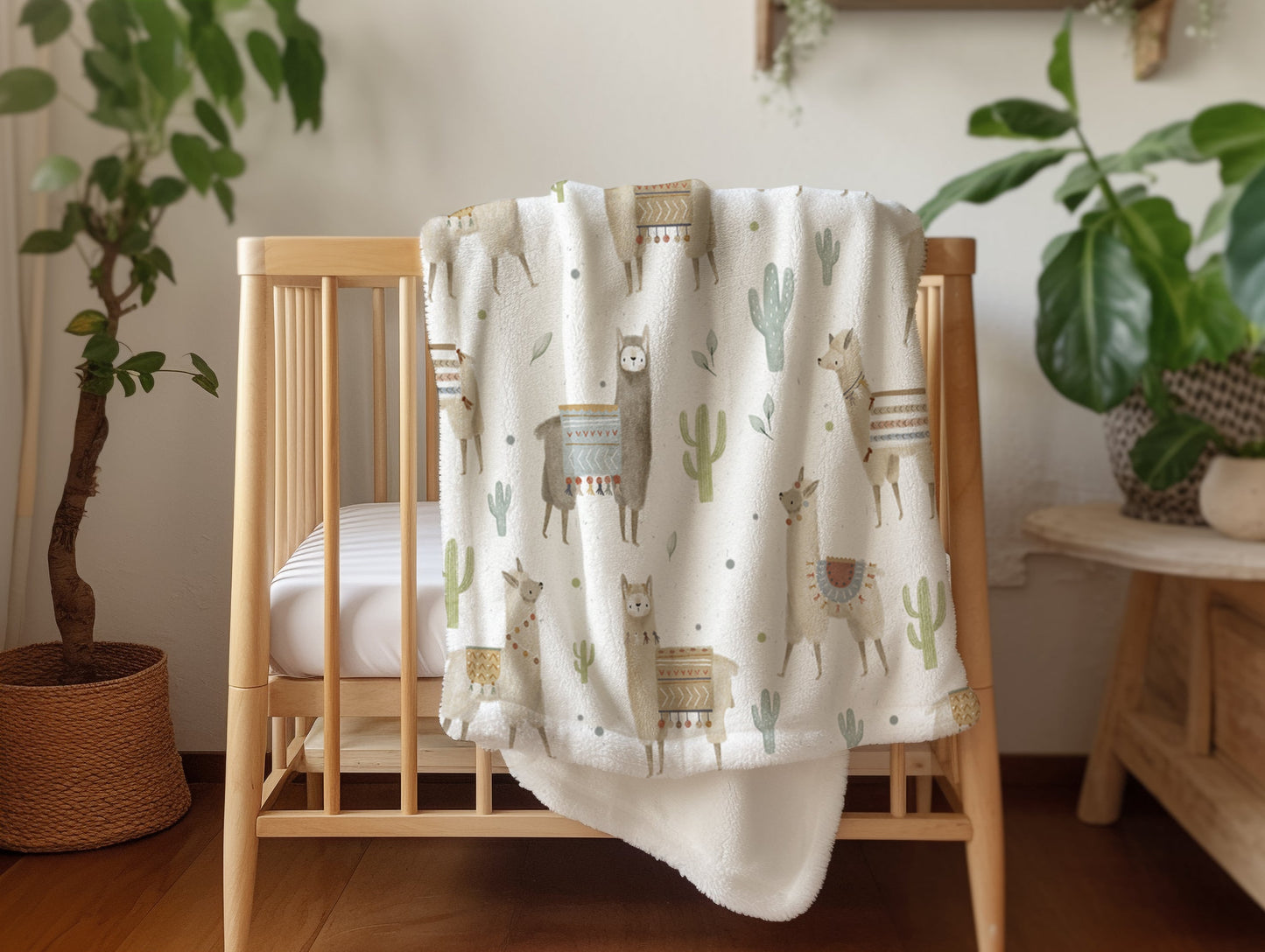 Alphabet - Vintage Baby Blanket