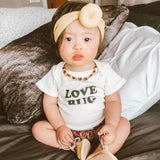 Three Little Tots Love Bug Organic Baby Bodysuit, second additional photo