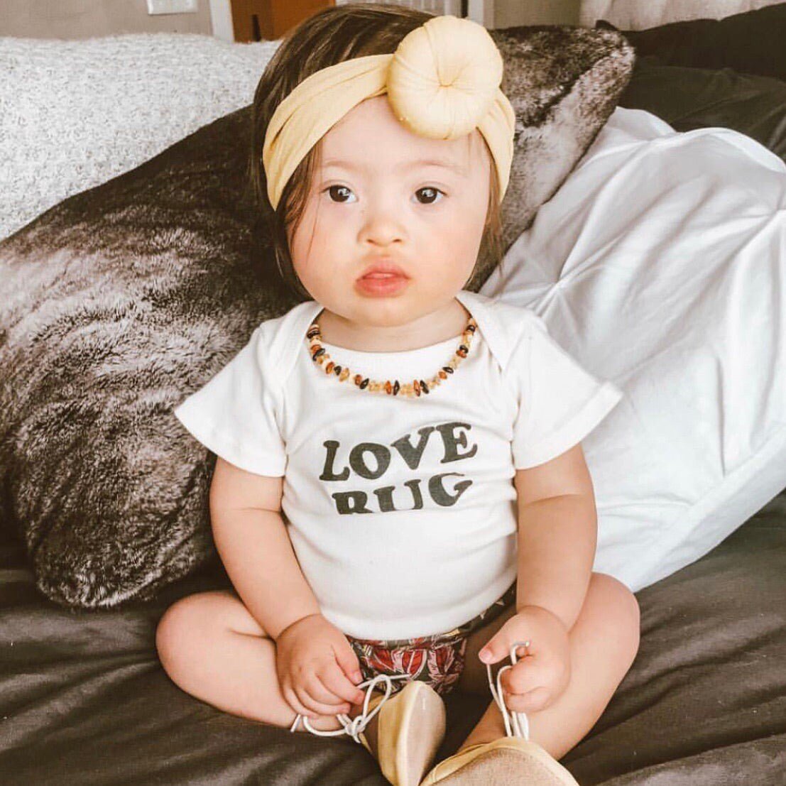 Three Little Tots Love Bug Organic Baby Bodysuit, second additional photo
