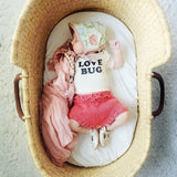 Three Little Tots Love Bug Organic Baby Bodysuit, additional view