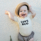 Three Little Tots Love Bug Organic Baby Bodysuit, extra product detail