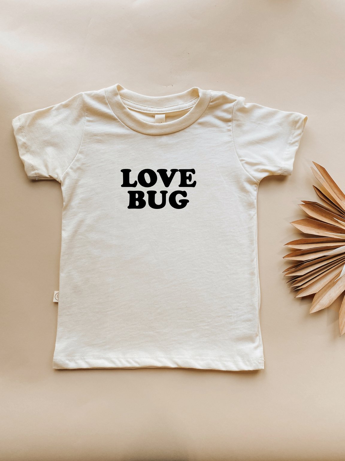 Three Little Tots Love Bug Organic Kids T-shirt, additional product photo