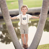 Three Little Tots Love Bug Organic Kids T-shirt, another angle