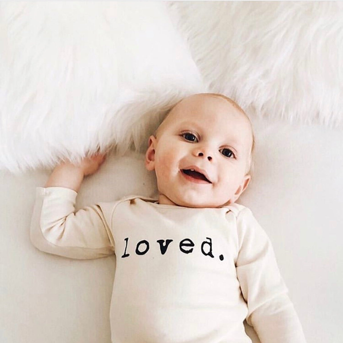 Three Little Tots Loved Organic Baby Bodysuit Long Sleeve, seventh additional photo