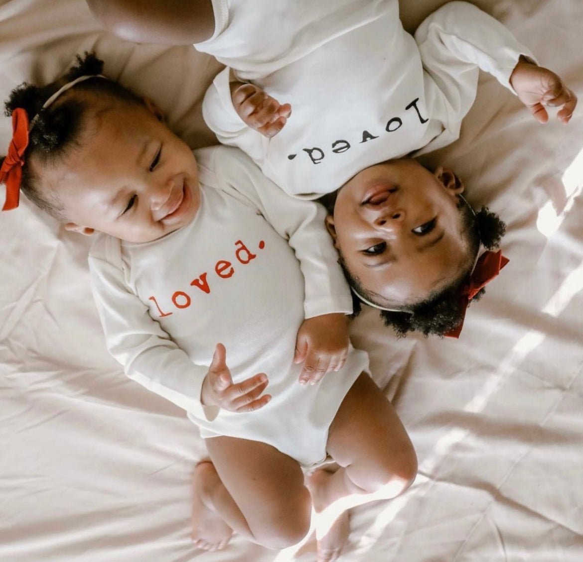 Three Little Tots Loved Organic Baby Bodysuit Long Sleeve, extra product detail