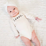 Three Little Tots Loved Organic Baby Bodysuit Long Sleeve, fourth additional photo
