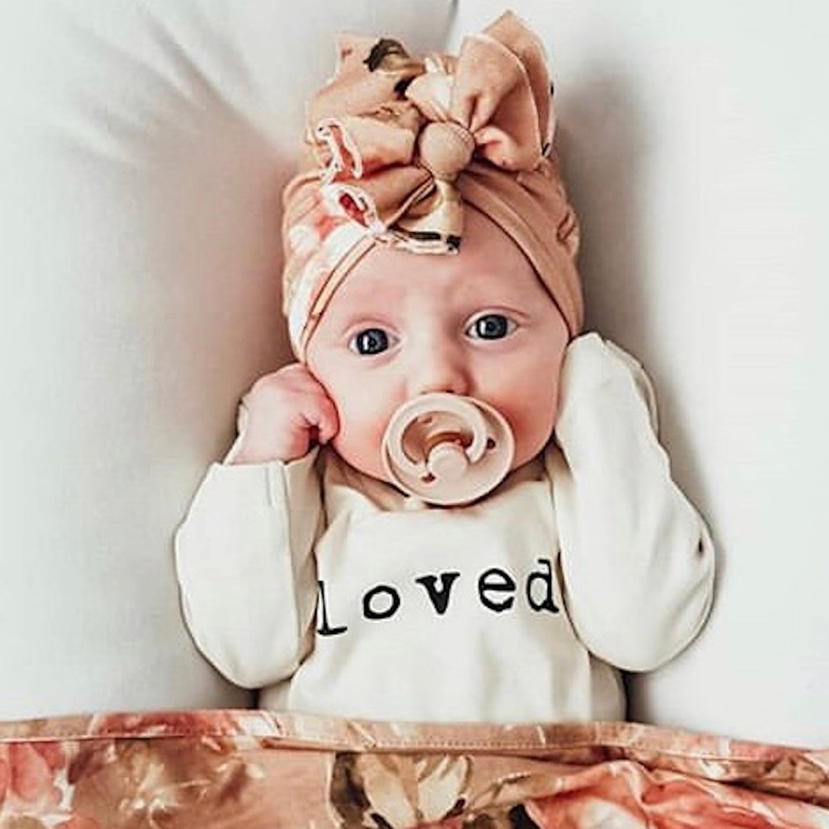 Three Little Tots Loved Organic Baby Bodysuit Long Sleeve, fifth additional photo