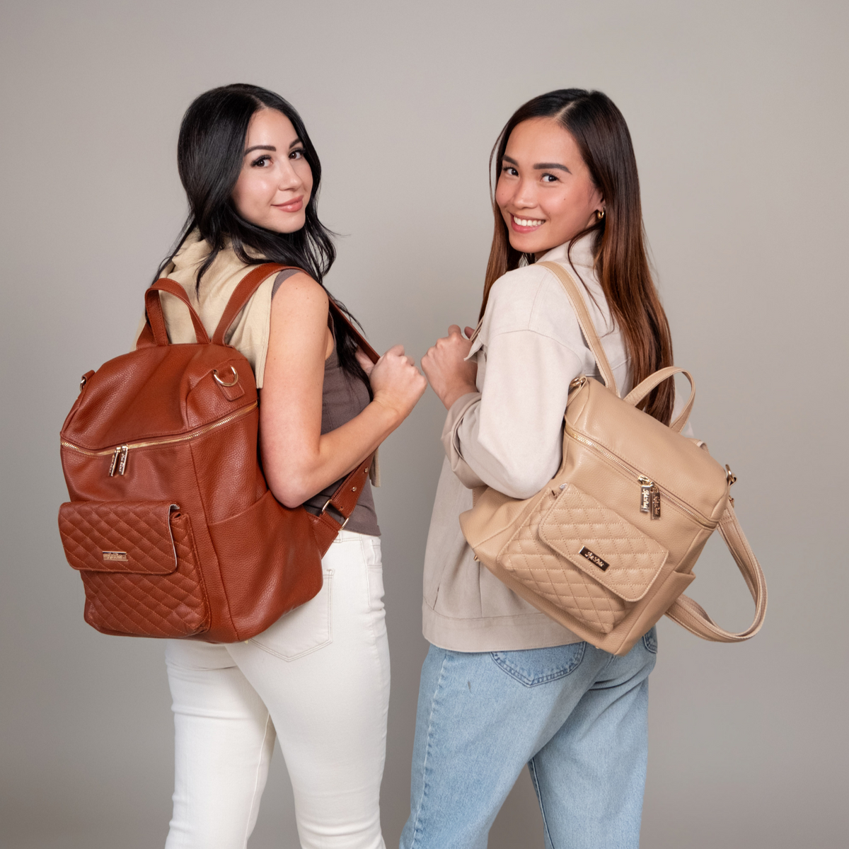 Three Little Tots Signature Diaper Bag Caramel, fourth additional photo