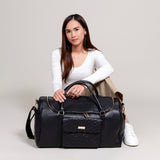 Three Little Tots Weekender Travel Bag Stone Grey, third additional photo