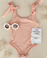 Madden Tie Shoulder Tank Top & Leotard - Honeydew