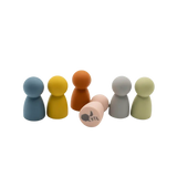 Three Little Tots Mini Silicone Dolls Set of 6 Lytl