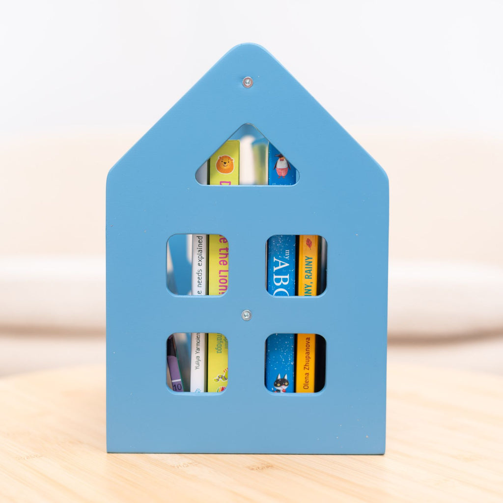 Dark Walnut Montessori Book Shelves