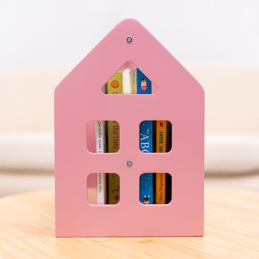 Dark Walnut Montessori Book Shelves