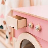 Color Wooden Toy Washing Machine