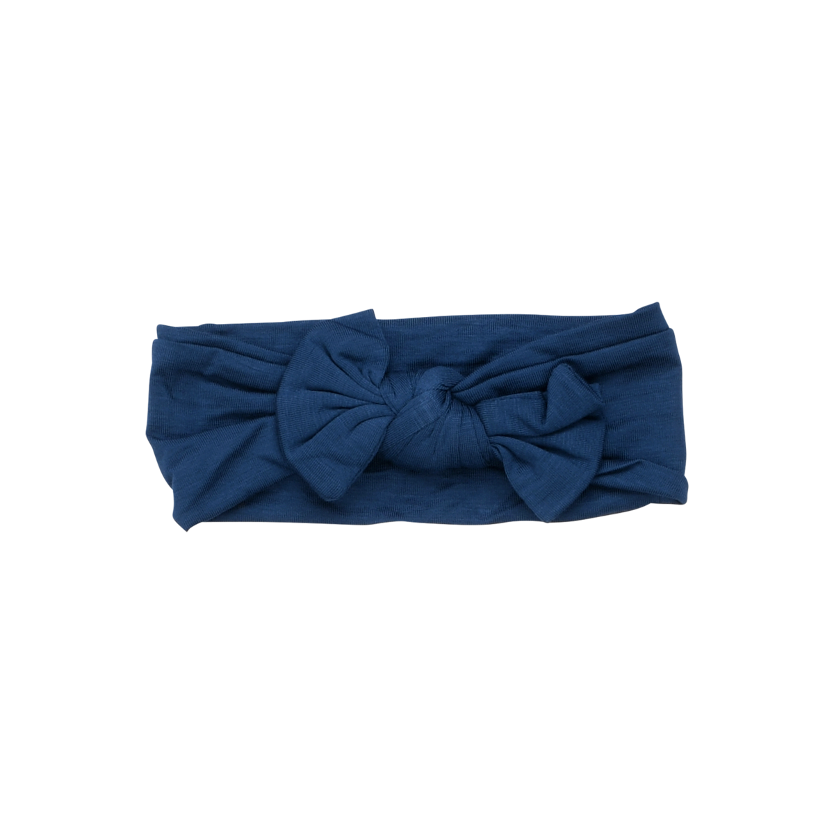 Navy Blue Knotted Bow