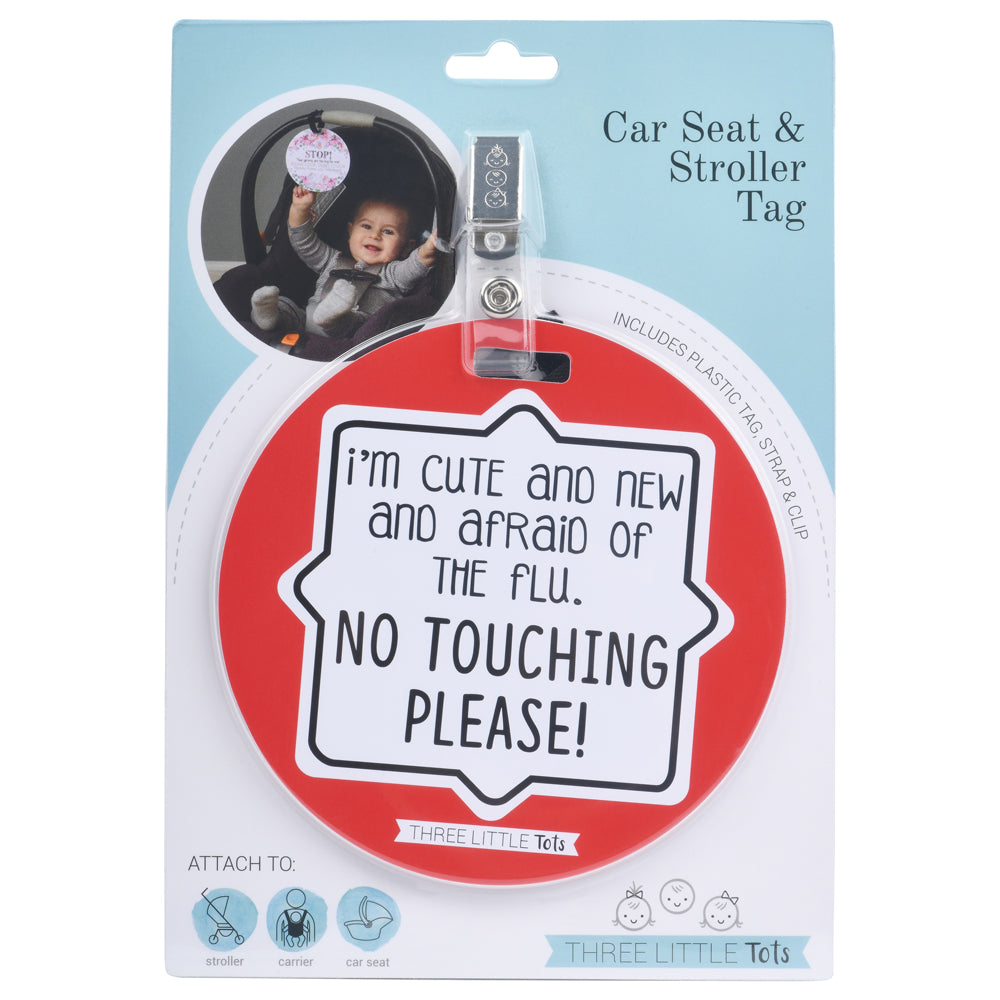 The perfect baby shower newborn preemie gift. Politely remind others to admire your baby from a distance with these cute and effective no-touch signs.