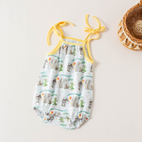 Three Little Tots And They All Asked for You Organic Cotton Shoulder-Tie Onesie