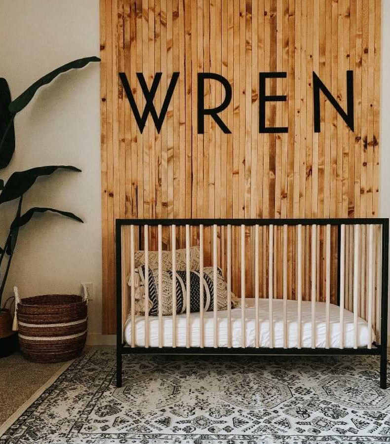 Personalized Custom Nursery Name Wooden Sign