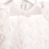 Pearl Rose White Romper
