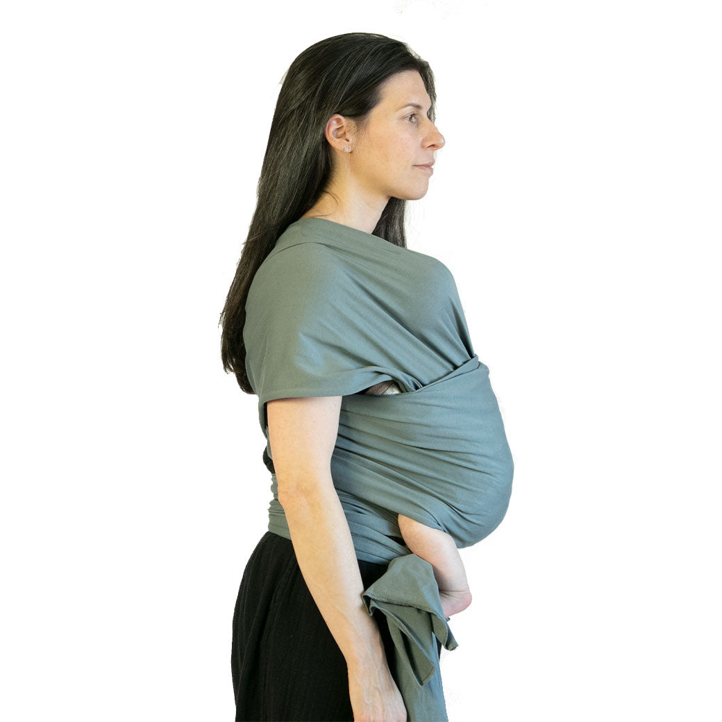 Three Little Tots Organic Cotton Baby Wrap, in Dusk