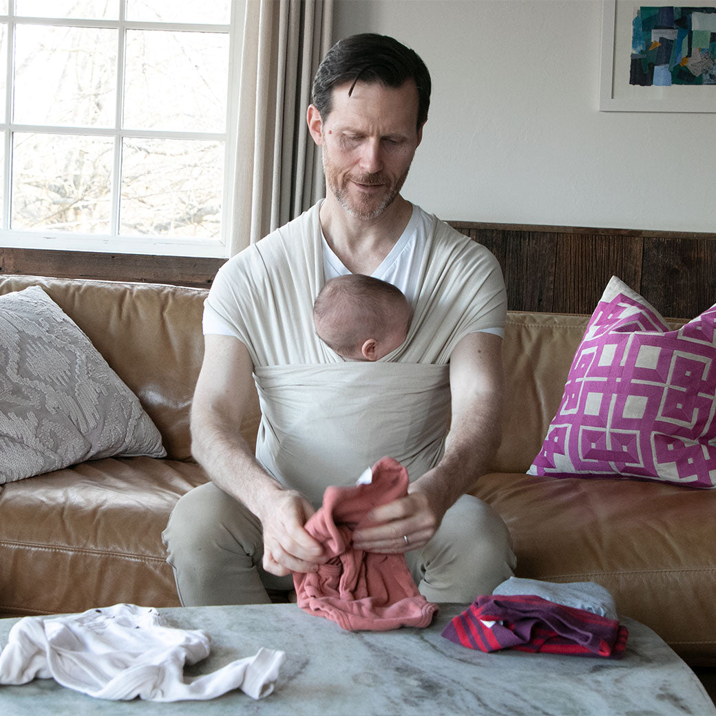 Three Little Tots Organic Cotton Baby Wrap, third additional photo