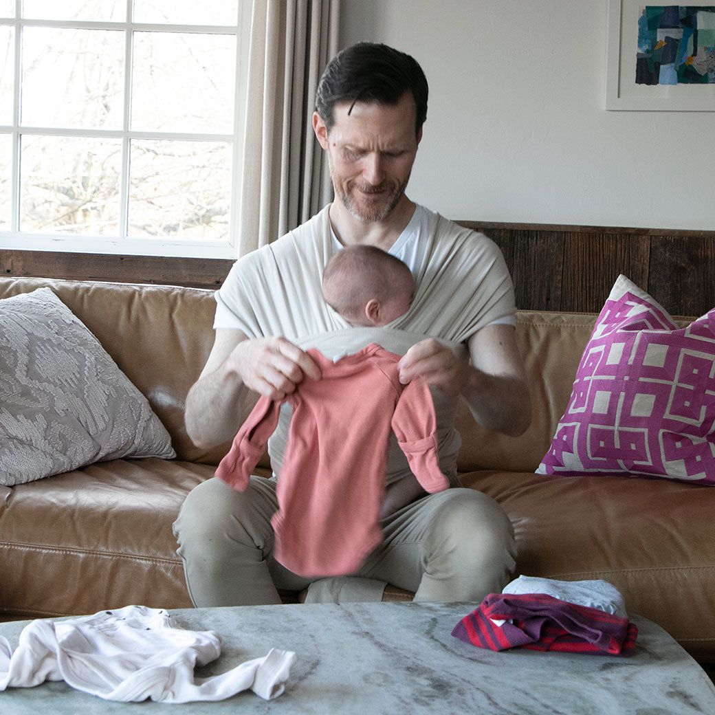 Three Little Tots Organic Cotton Baby Wrap, fourth additional photo