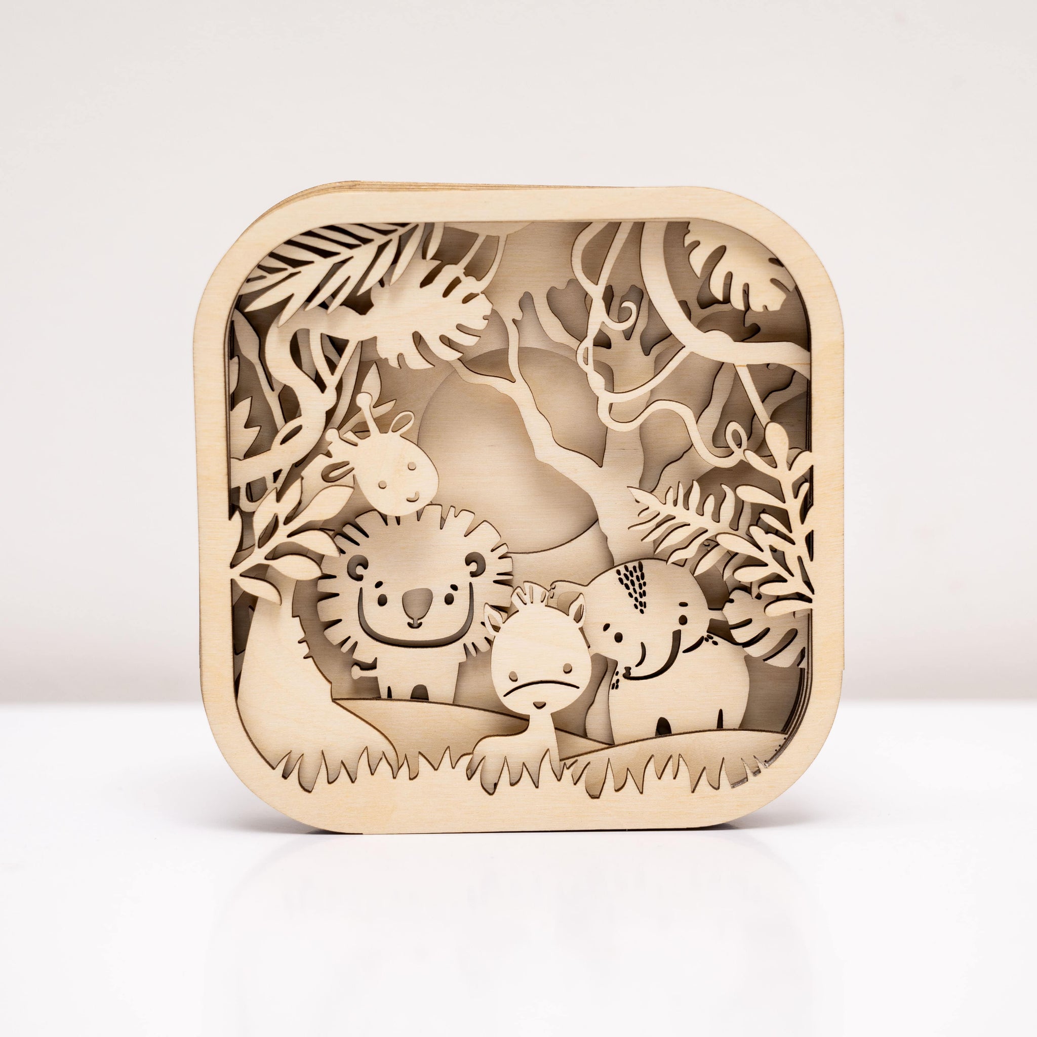 3D DIY Wood Painting Kit for Kids – Safari