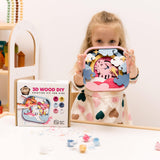 3D DIY Wood Painting Kit for Kids – Unicorn