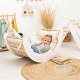 3 in 1 Pikler Triangle Set: Pikler Triangle + Arch + Ladder