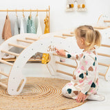 3 in 1 Pikler Triangle Set: Pikler Triangle + Arch + Ladder