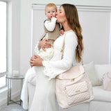 Three Little Tots Signature Diaper Bag Pastel Pink, third additional photo