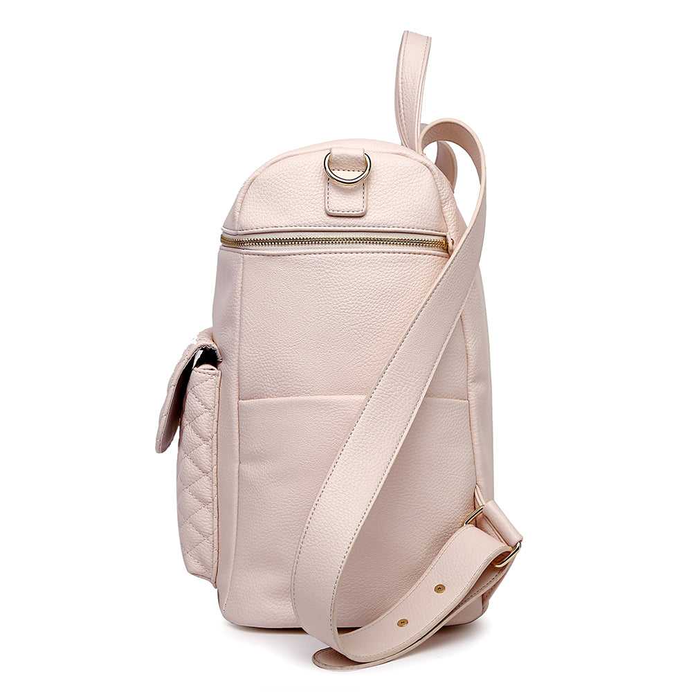 Three Little Tots Signature Diaper Bag Pastel Pink, additional view