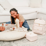 Three Little Tots Signature Diaper Bag Pastel Pink, fourth additional photo