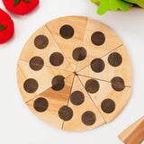 Wooden pizza toy