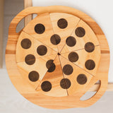 Wooden pizza toy