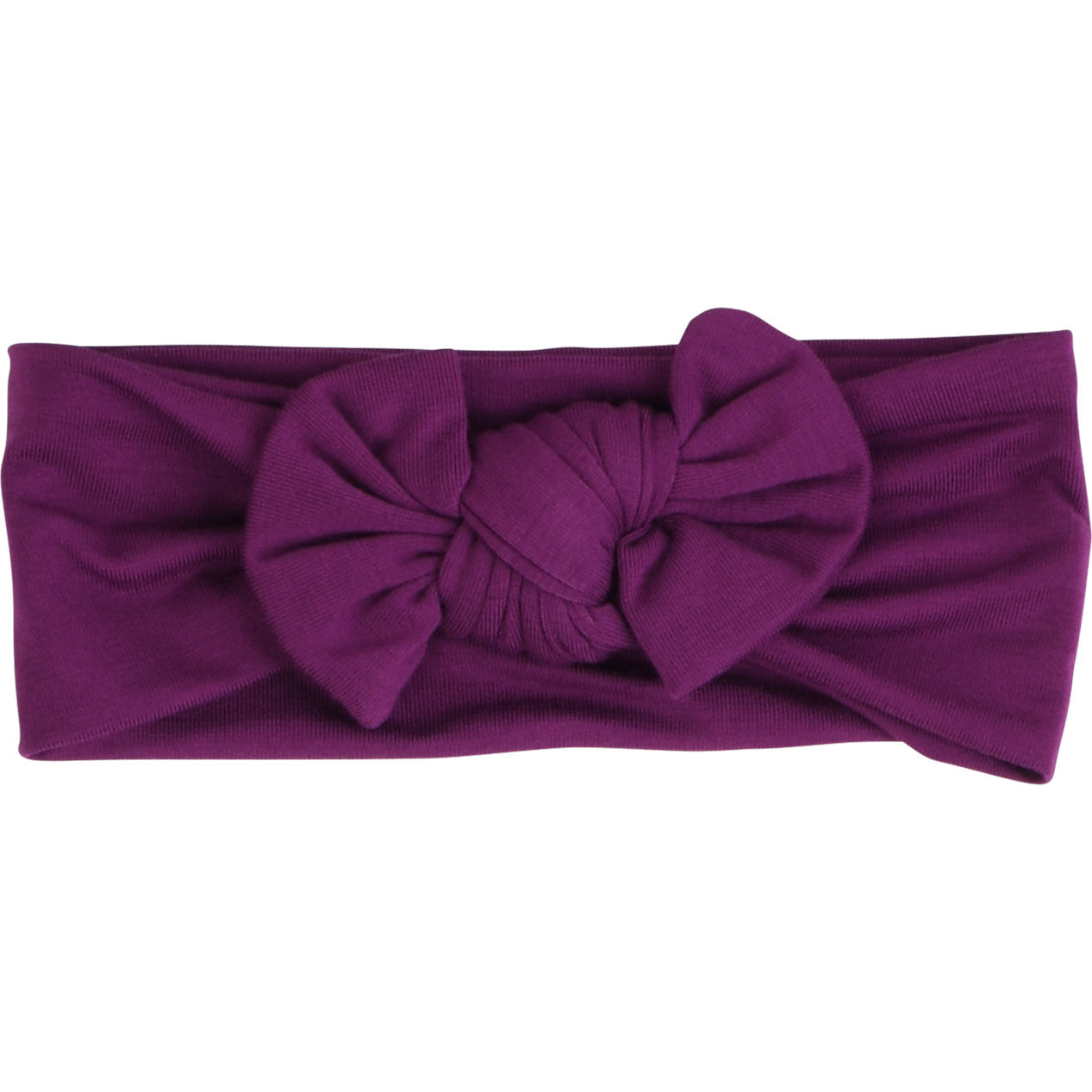 Plum Purple Knotted Bow