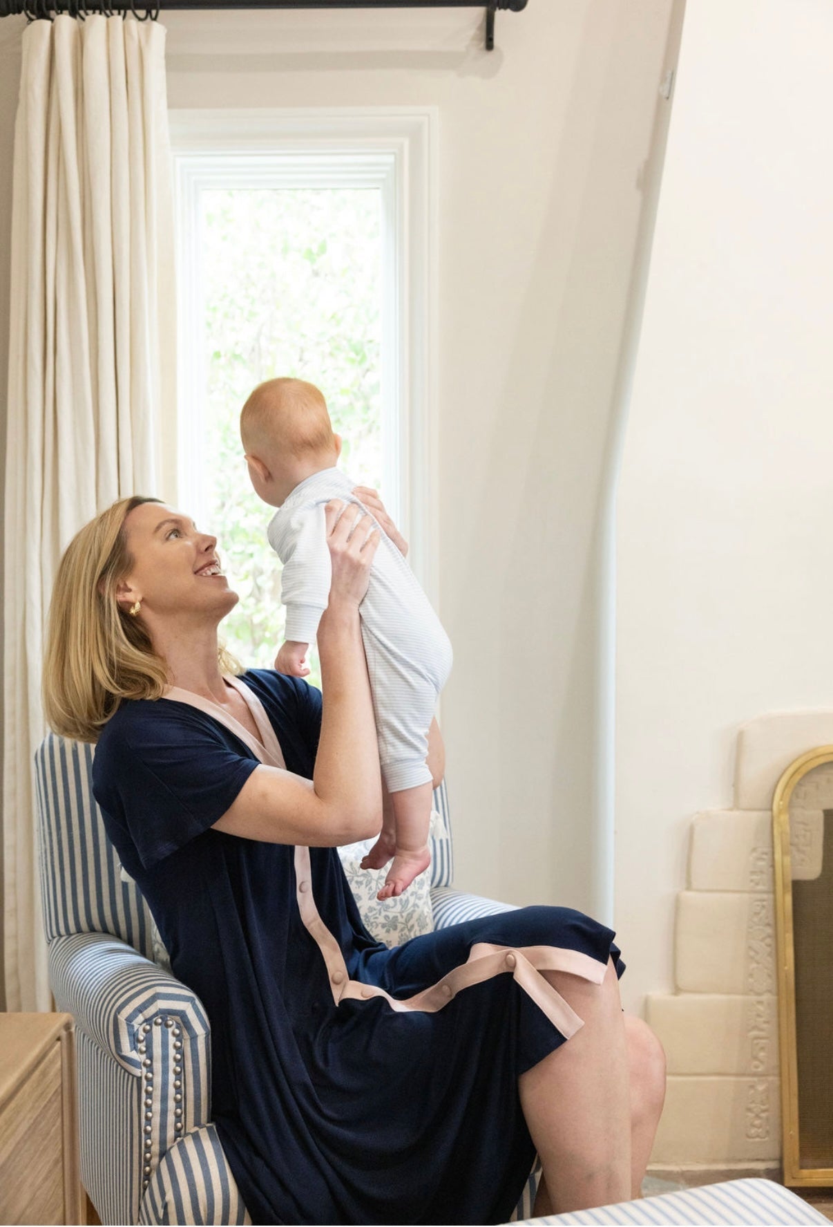 R&R Postpartum Recovery Gown - C-Section & Nursing Friendly