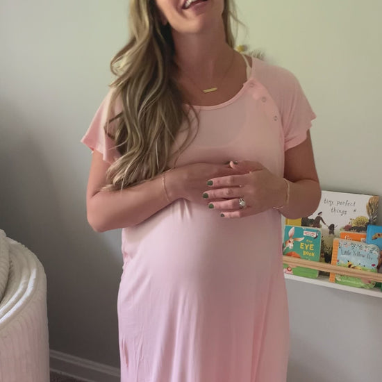 Feel your best during labor and delivery with our ultra-soft, plus-size hospital gowns. Functionality meets comfort for new moms.