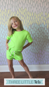 Lime Green Waffle Set