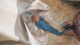 Blue Knotted Newborn Baby Gown
