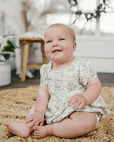 Quinn Bow-Back Top & Bloomer Set - Wisteria Smoke