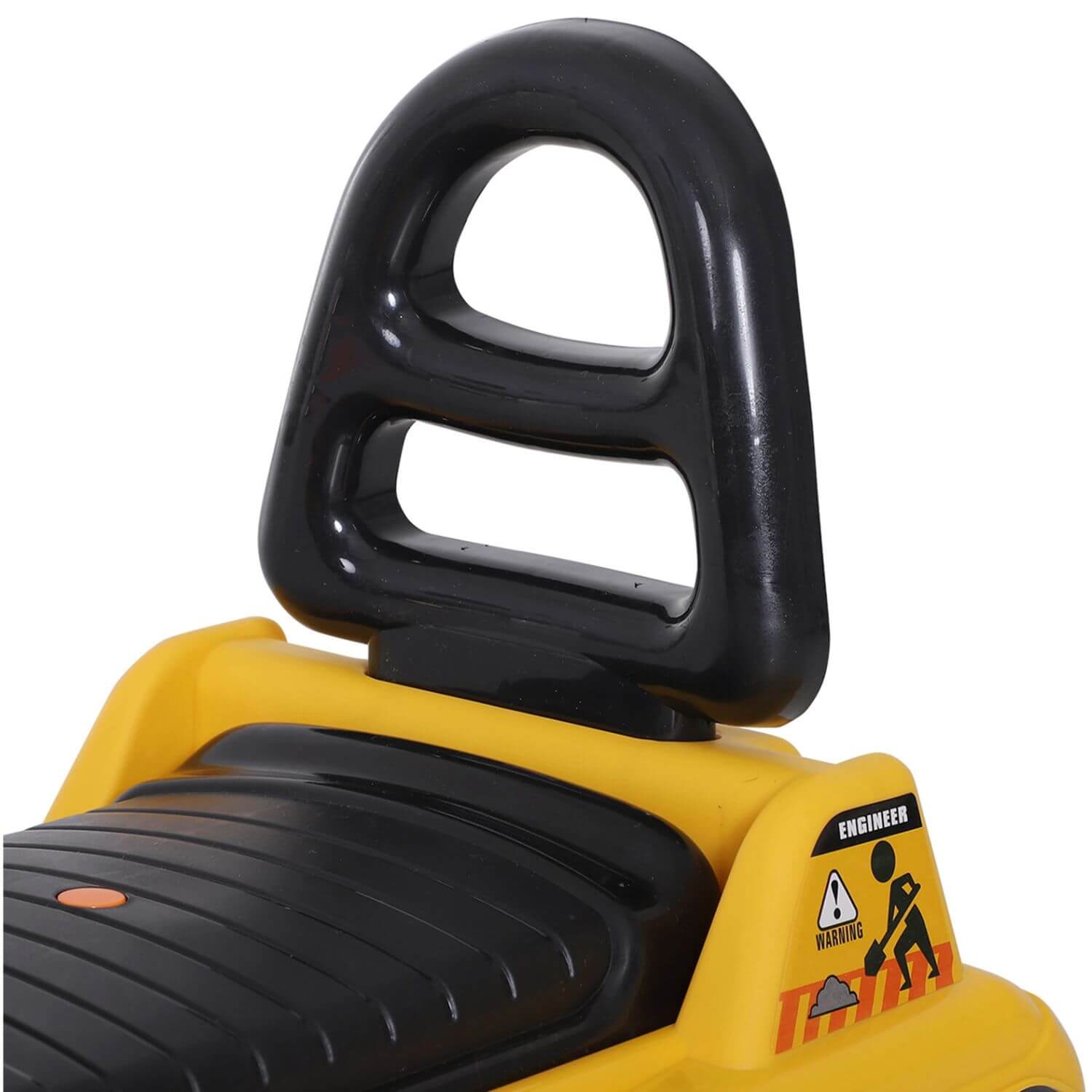 HOMCOM 3-in-1 Ride On Toy Bulldozer Digger Tractor Pulling Cart