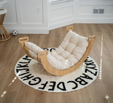 Three Little Tots Thick Cushion for our Hazel Rocker - Rocker Not Included, alternate angle