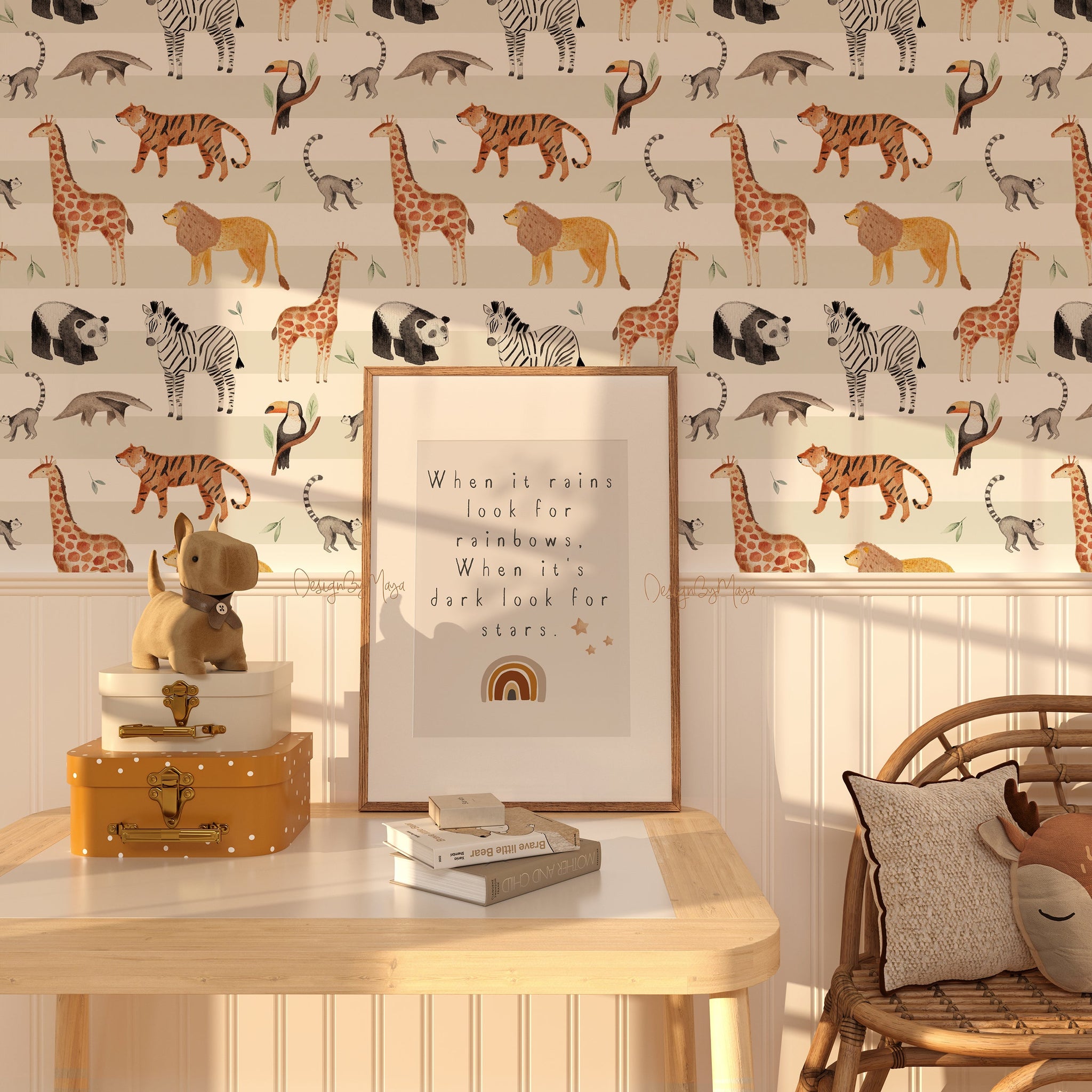 Arctic Animals Wallpaper - Nursery Wall Decor Wallpapers