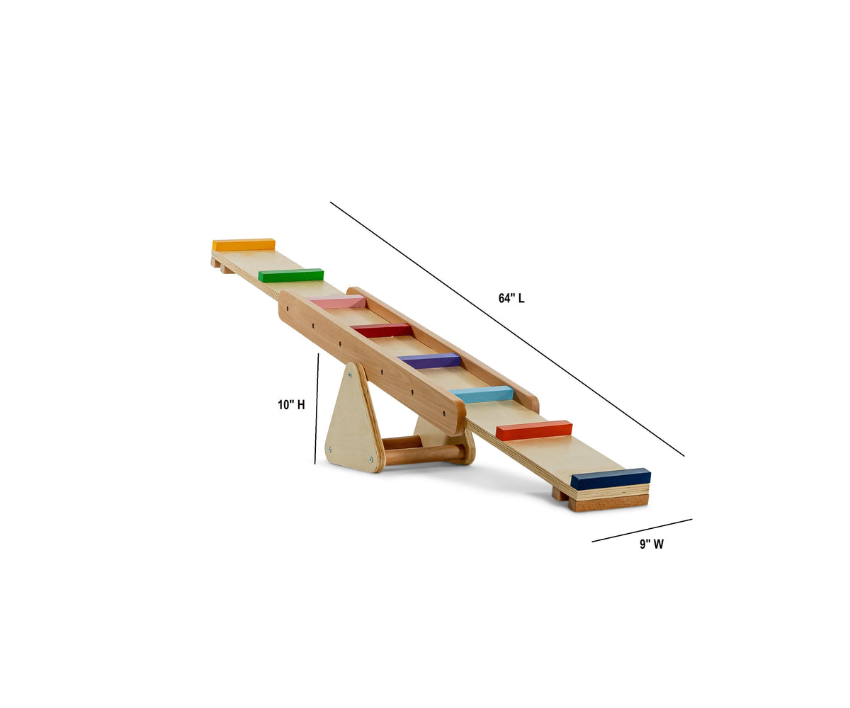 Three Little Tots Willow- Rainbow Seesaw and Balance Beam, additional product photo