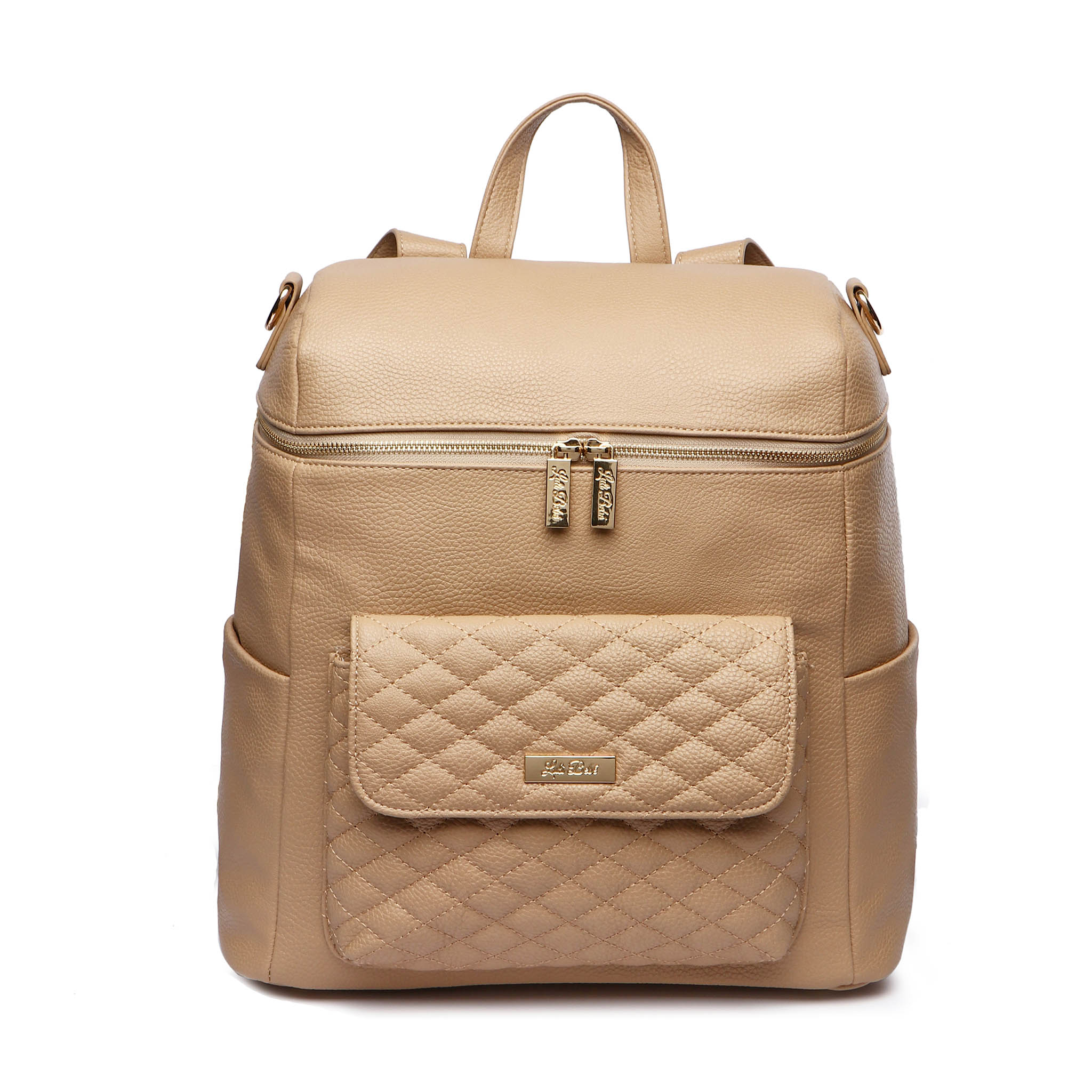 Three Little Tots Signature Diaper Bag Latte Brown